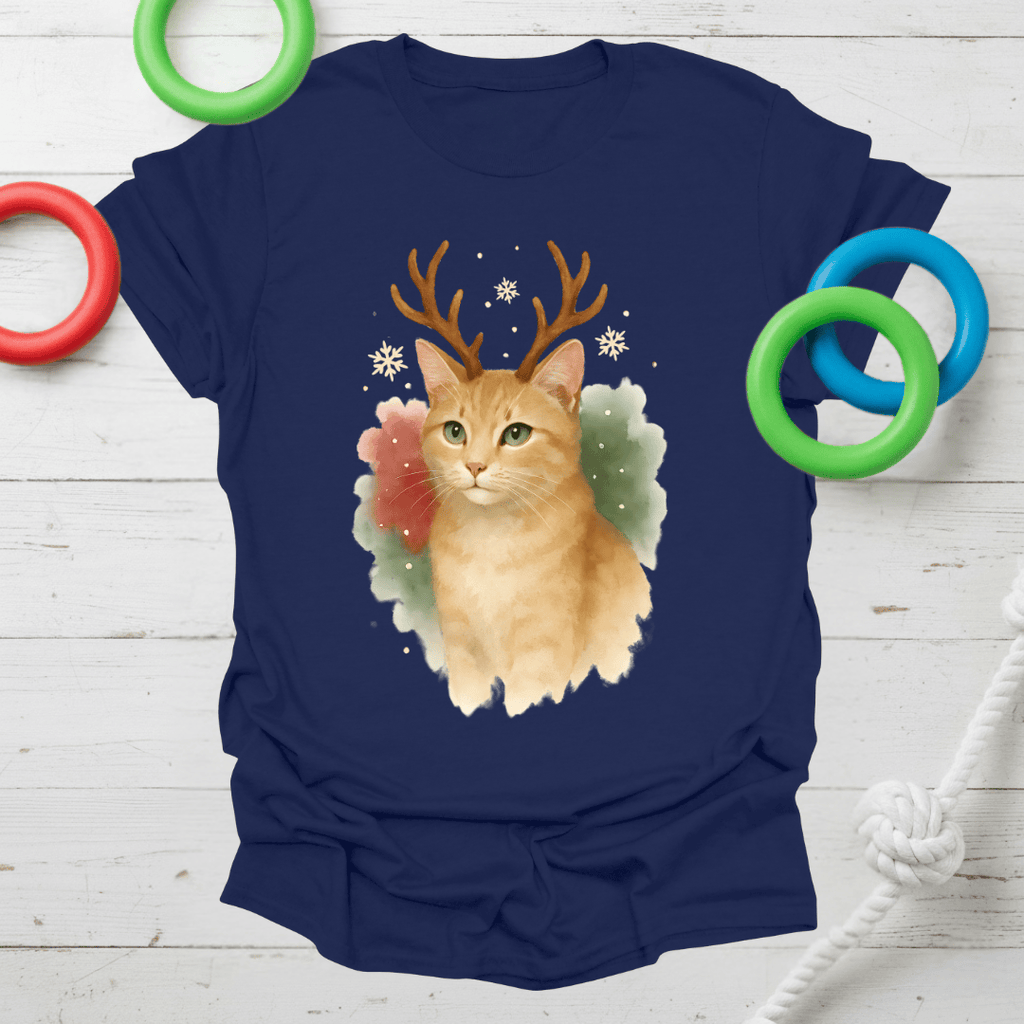 Christmas Ginger Cat Tee