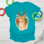 Christmas Ginger Cat Tee