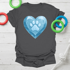 Crystal Paw Heart Tee