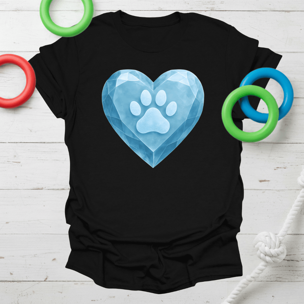 Crystal Paw Heart Tee