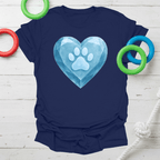 Crystal Paw Heart Tee