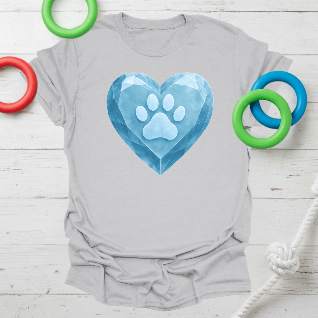 Crystal Paw Heart Tee