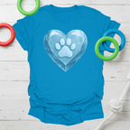 Crystal Paw Heart Tee