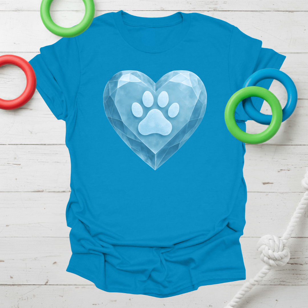 Crystal Paw Heart Tee