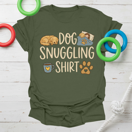 Dog Snuggling Tee