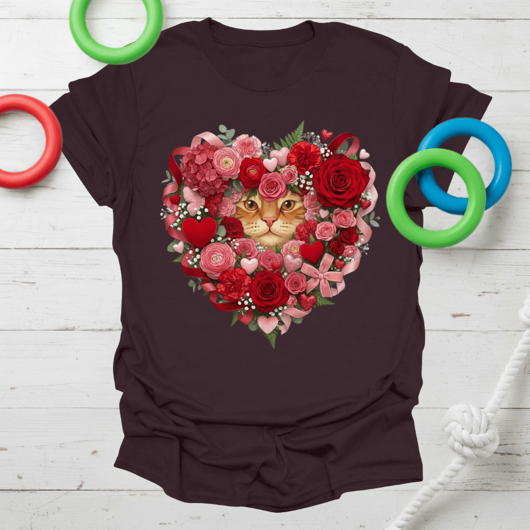 Floral Cat Love Tee