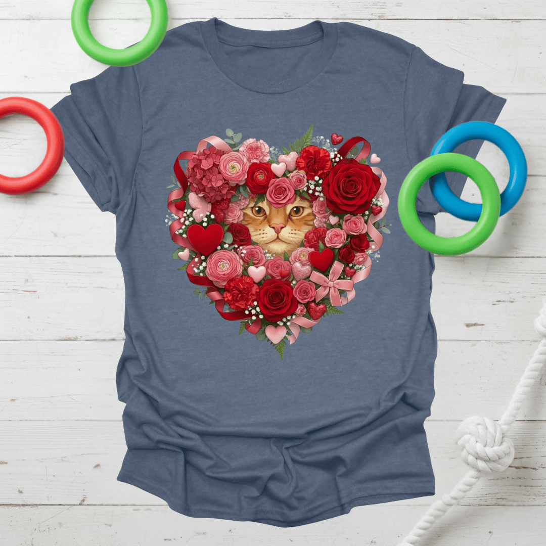 Floral Cat Love Tee