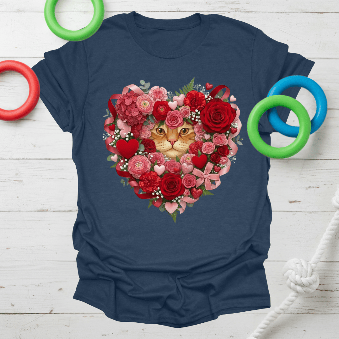 Floral Cat Love Tee