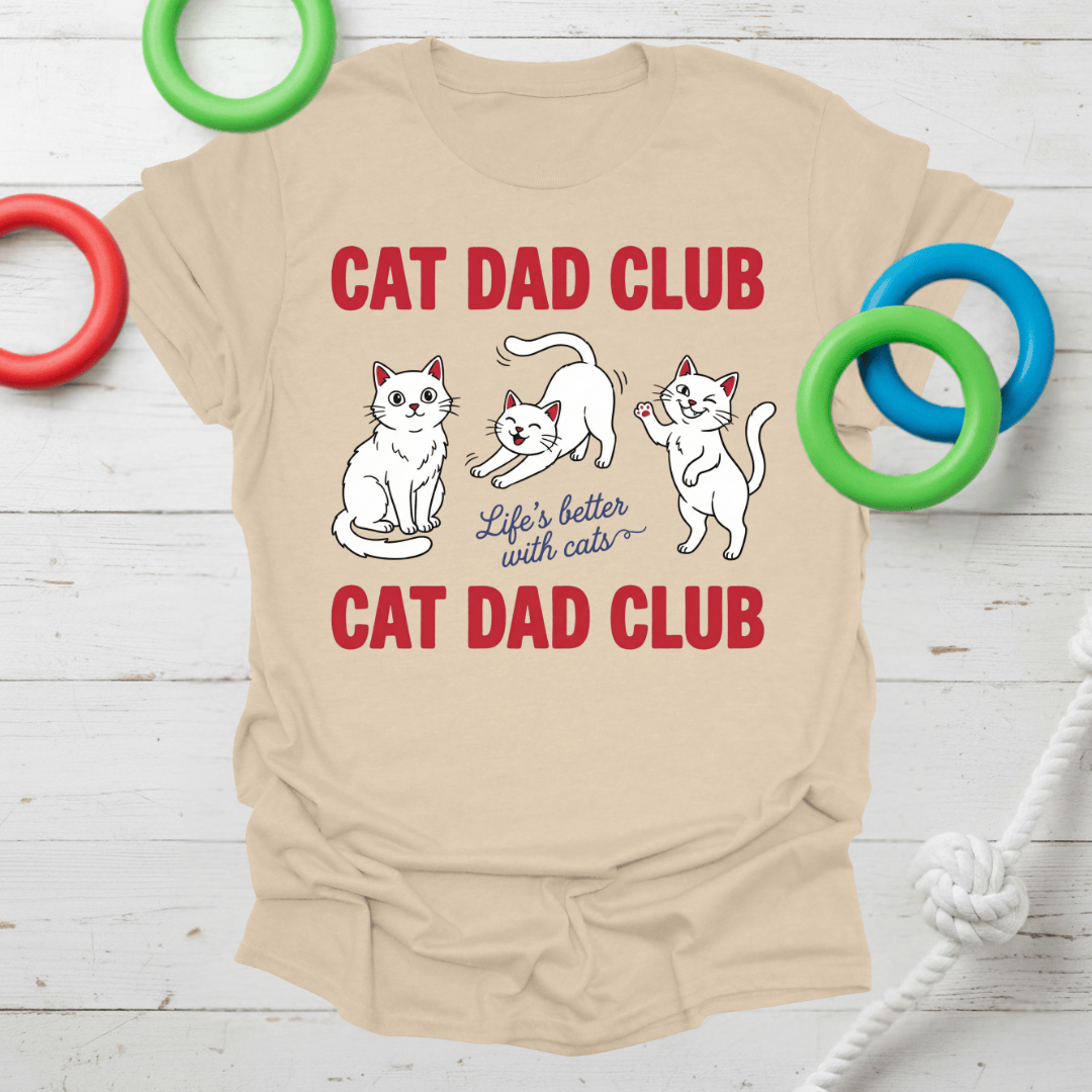 Cat Dad Club Tee