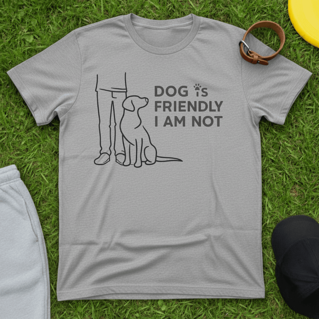 Funny Anti-Social Dog Tee