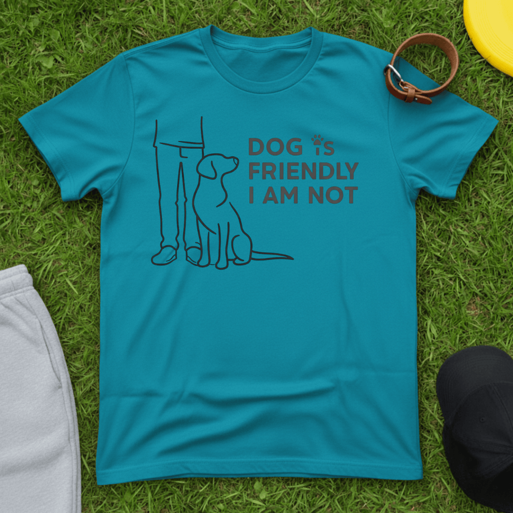 Funny Anti-Social Dog Tee