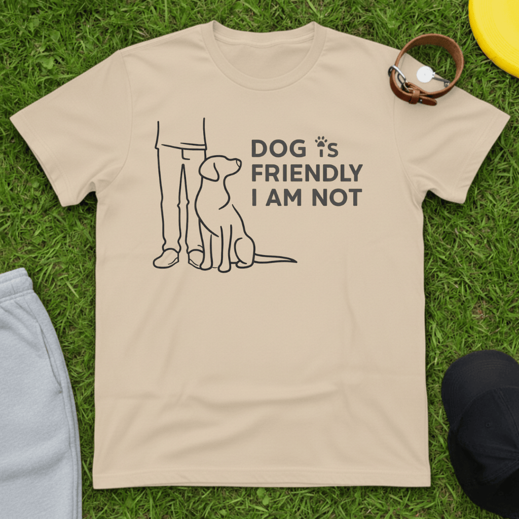 Funny Anti-Social Dog Tee