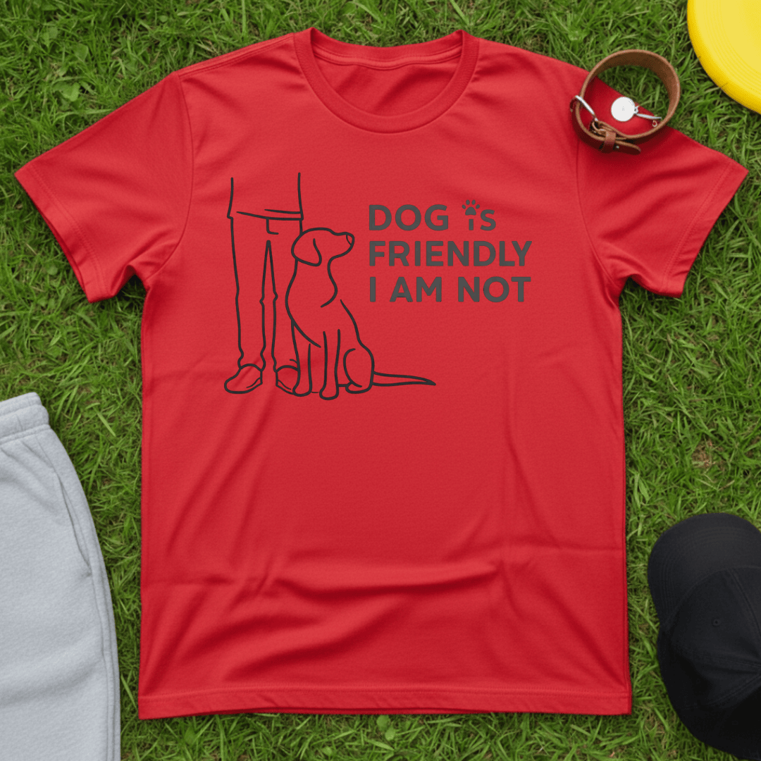 Funny Anti-Social Dog Tee