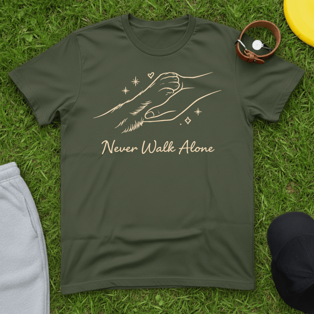 Never Walk Alone Paw Tee