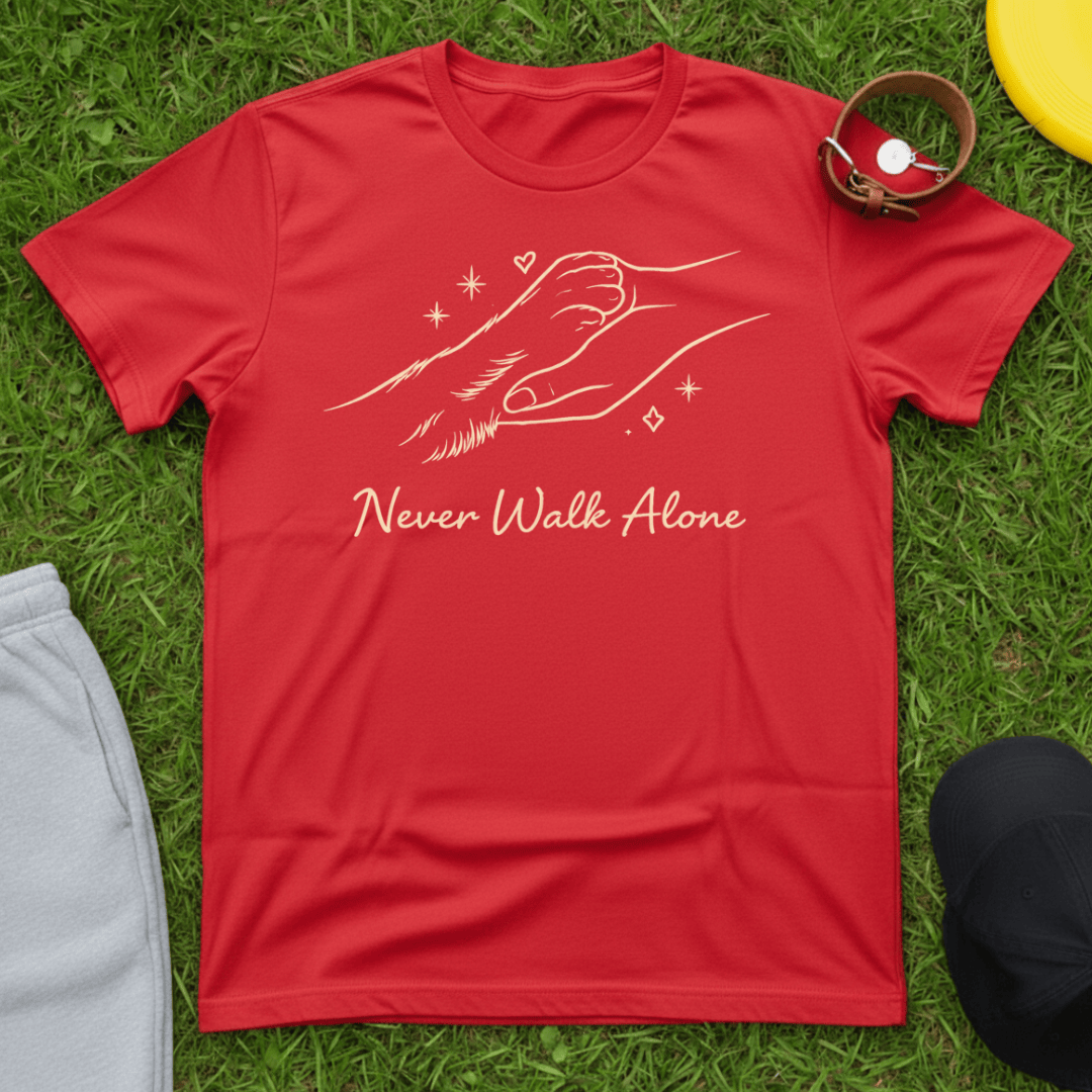 Never Walk Alone Paw Tee