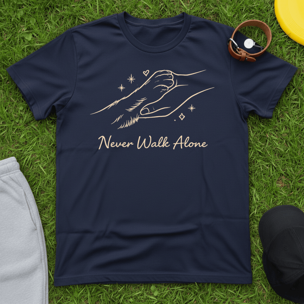 Never Walk Alone Paw Tee