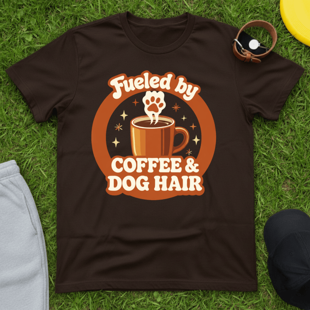 Retro Caffeine Dog Tee
