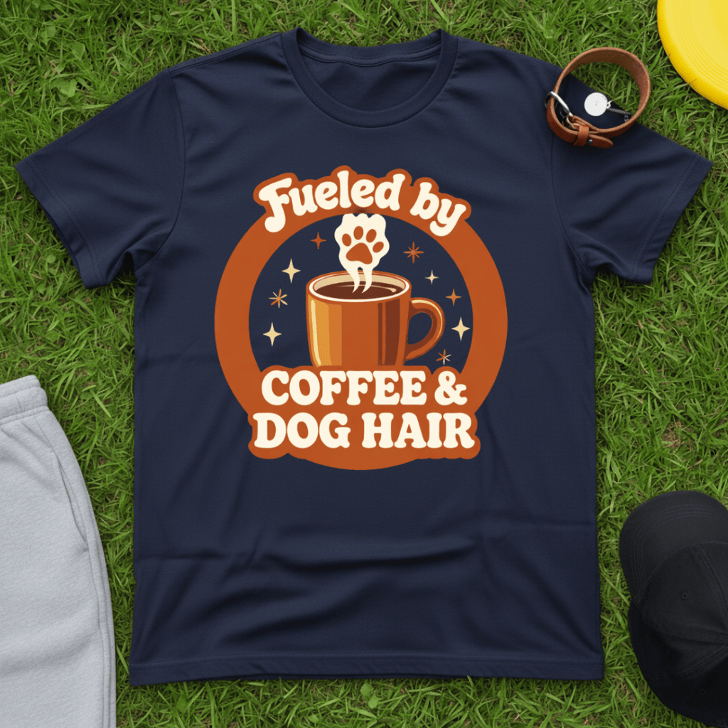Retro Caffeine Dog Tee