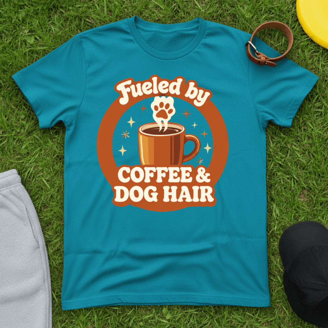 Retro Caffeine Dog Tee