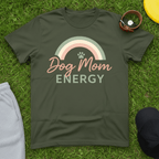 Dog Mom Energy Rainbow Tee