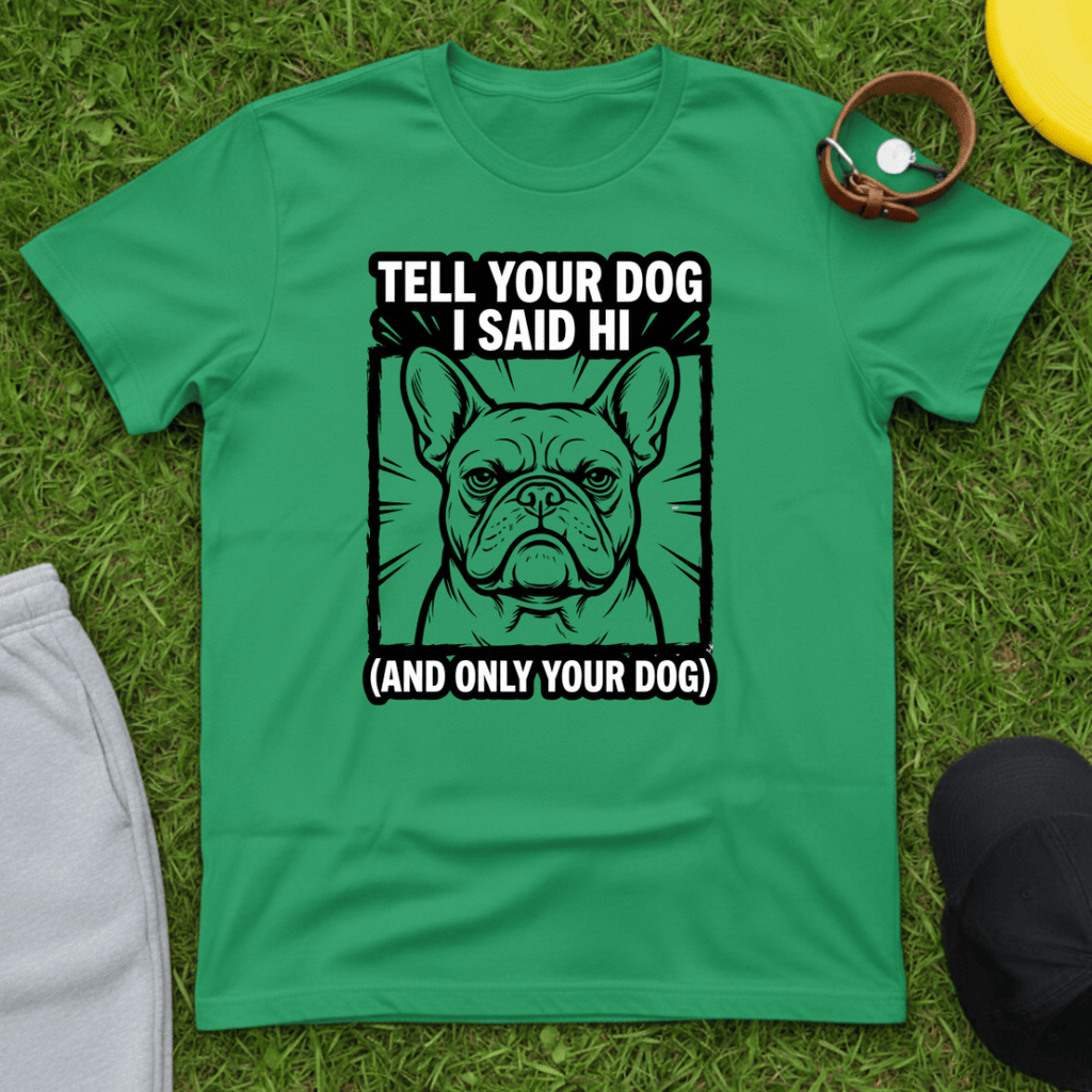 Sarcastic Frenchie Dog Tee