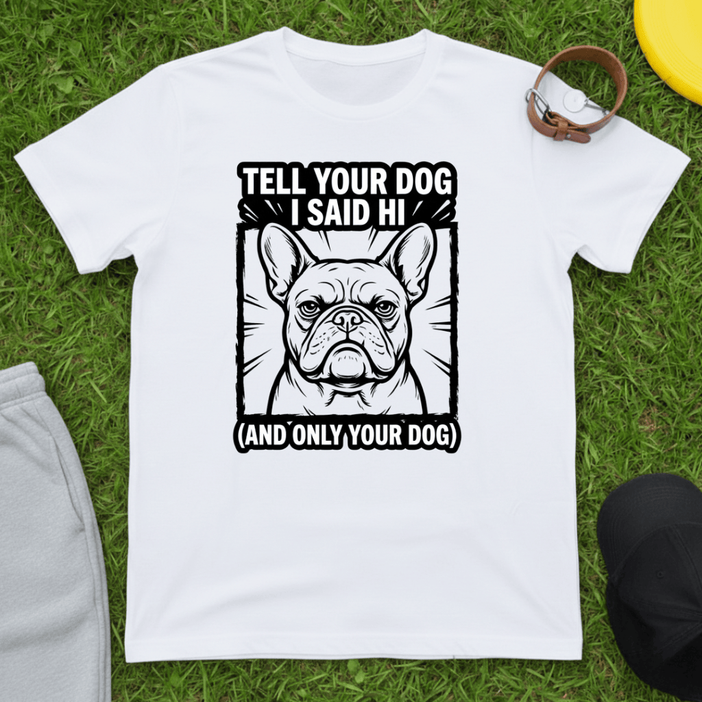 Sarcastic Frenchie Dog Tee