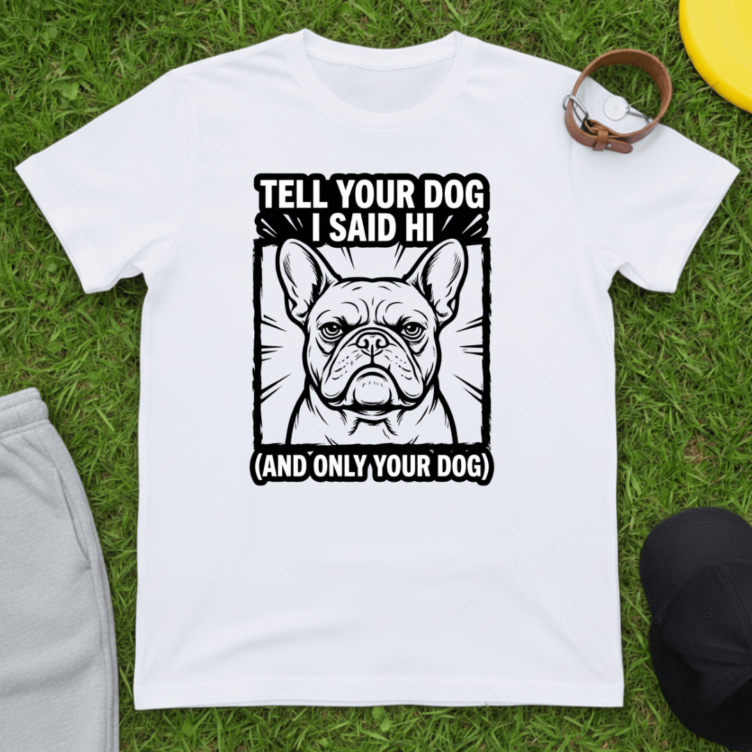 Sarcastic Frenchie Dog Tee