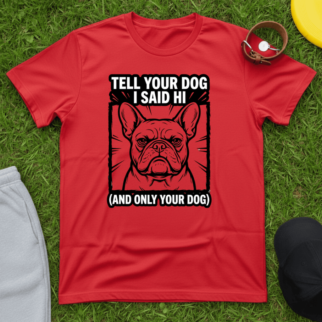 Sarcastic Frenchie Dog Tee