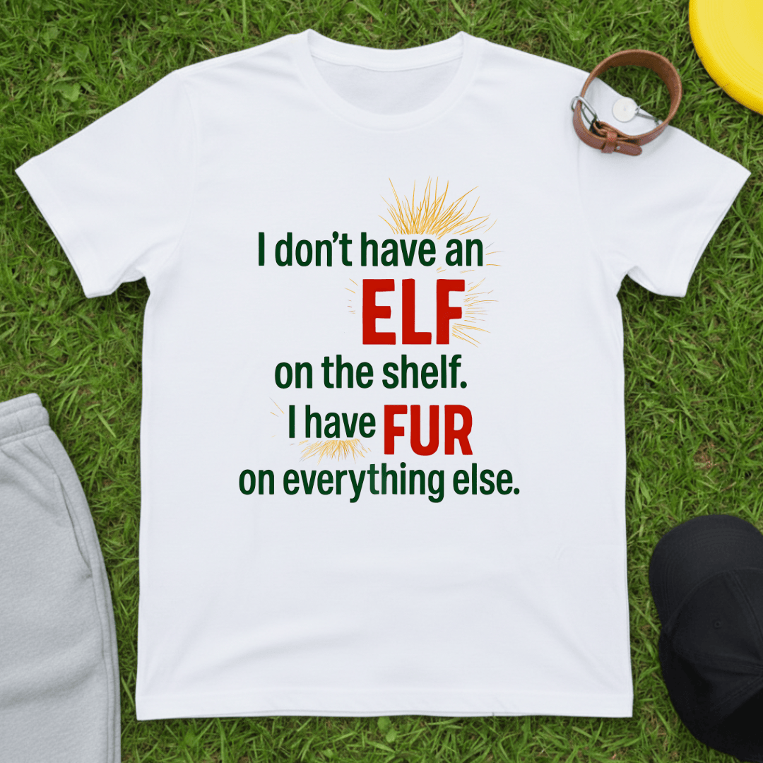 Fur-Filled Christmas Tee