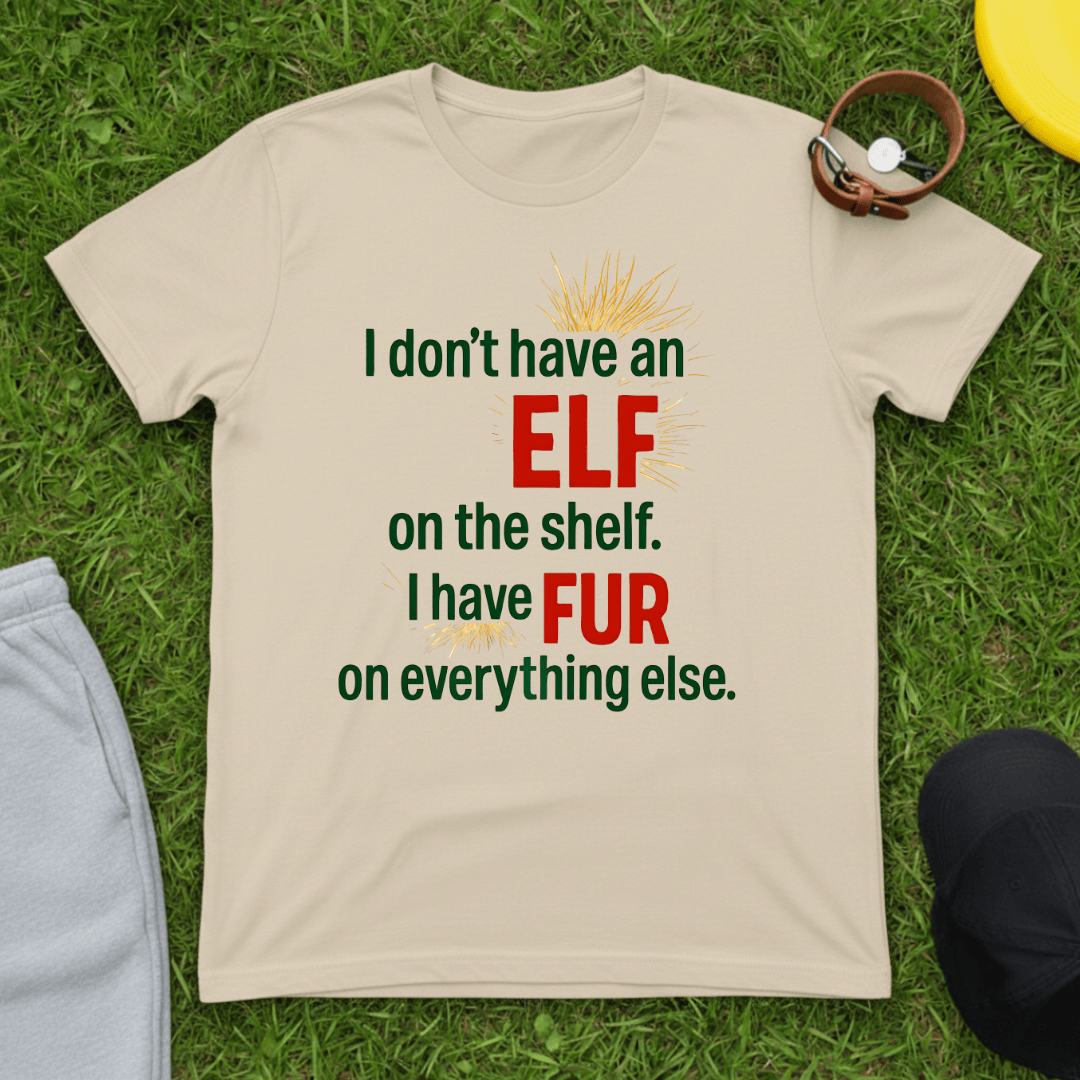 Fur-Filled Christmas Tee