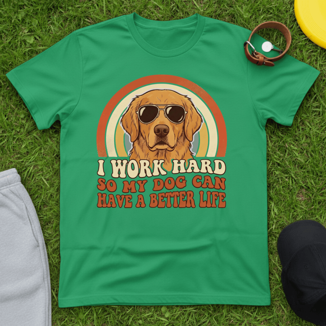 Cool Retro Dog Parent Tee