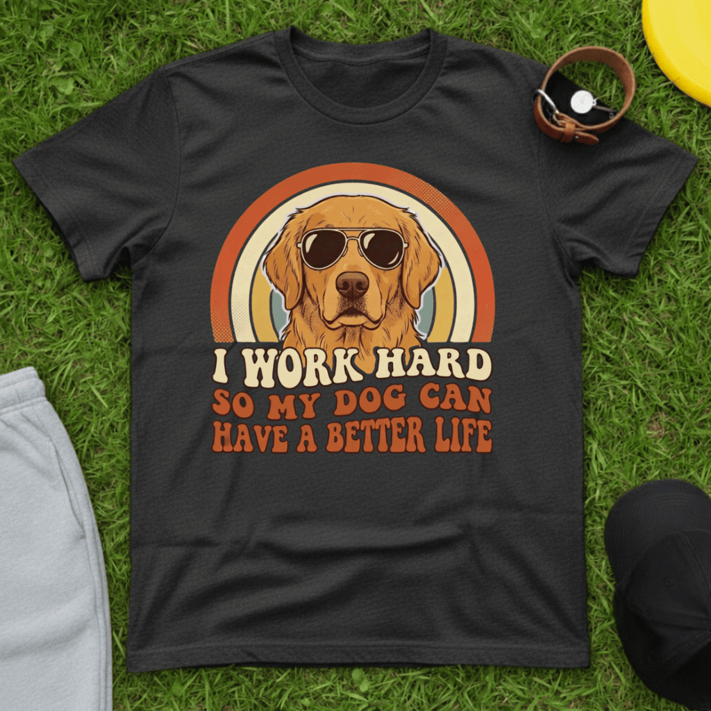 Cool Retro Dog Parent Tee