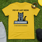 Sarcastic Office Cat Tee