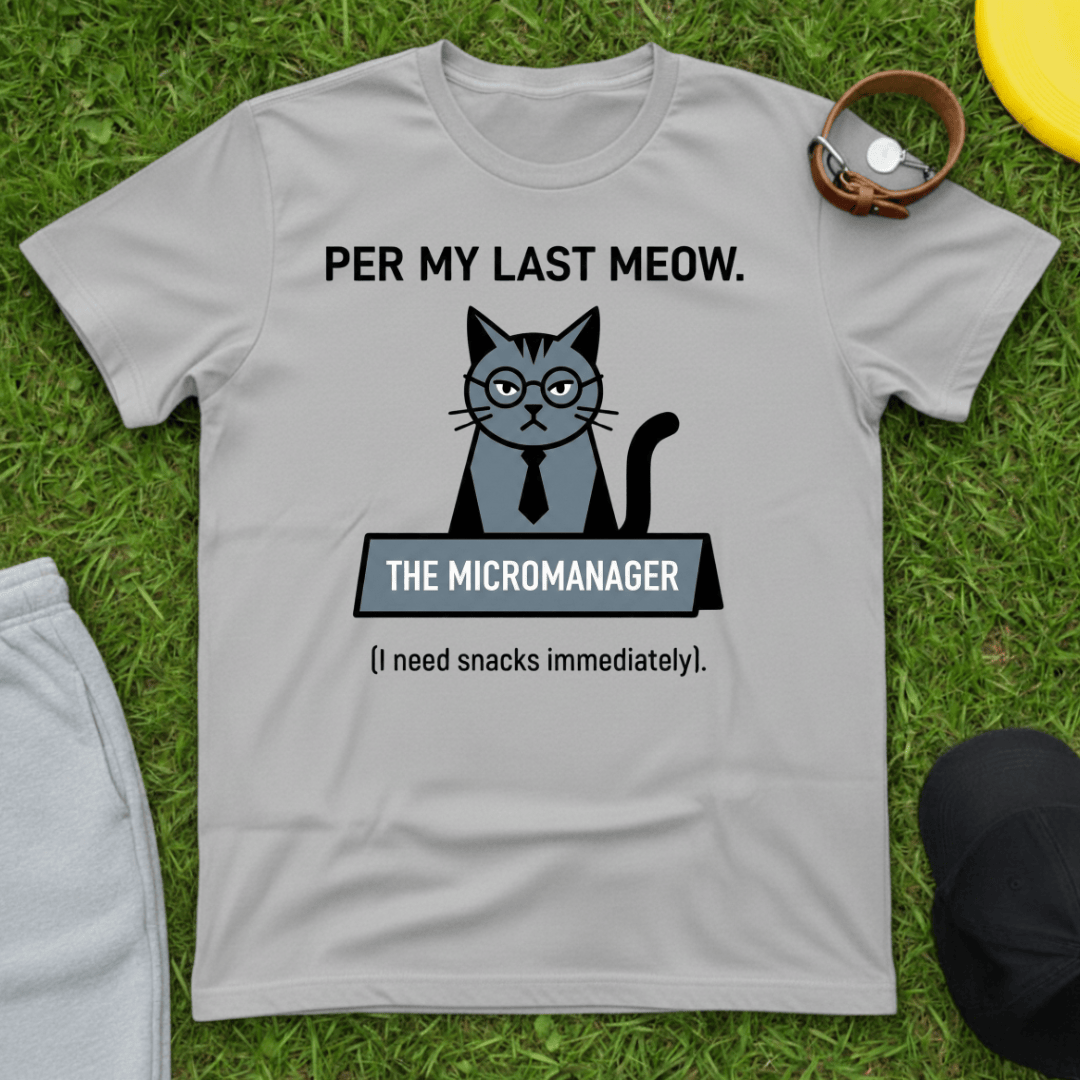 Sarcastic Office Cat Tee