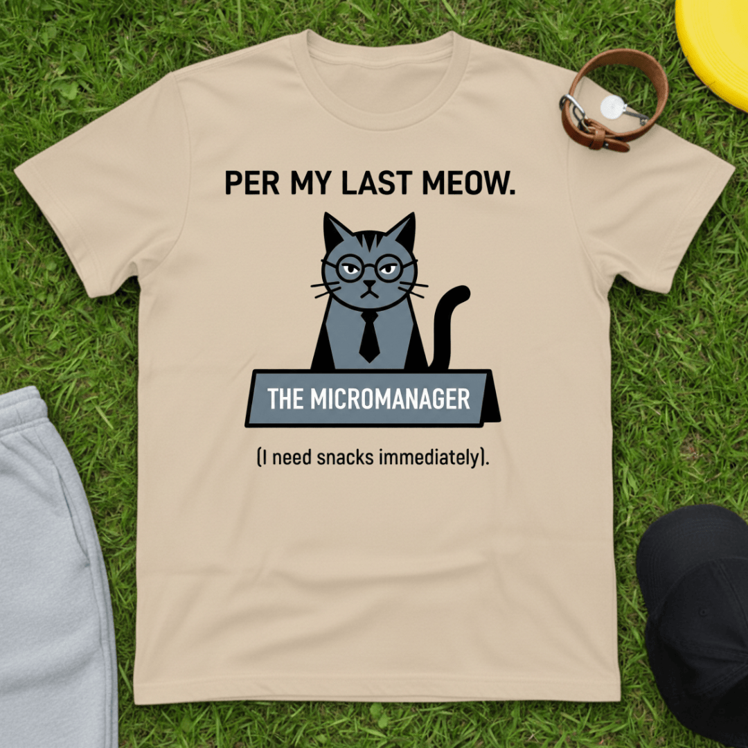 Sarcastic Office Cat Tee