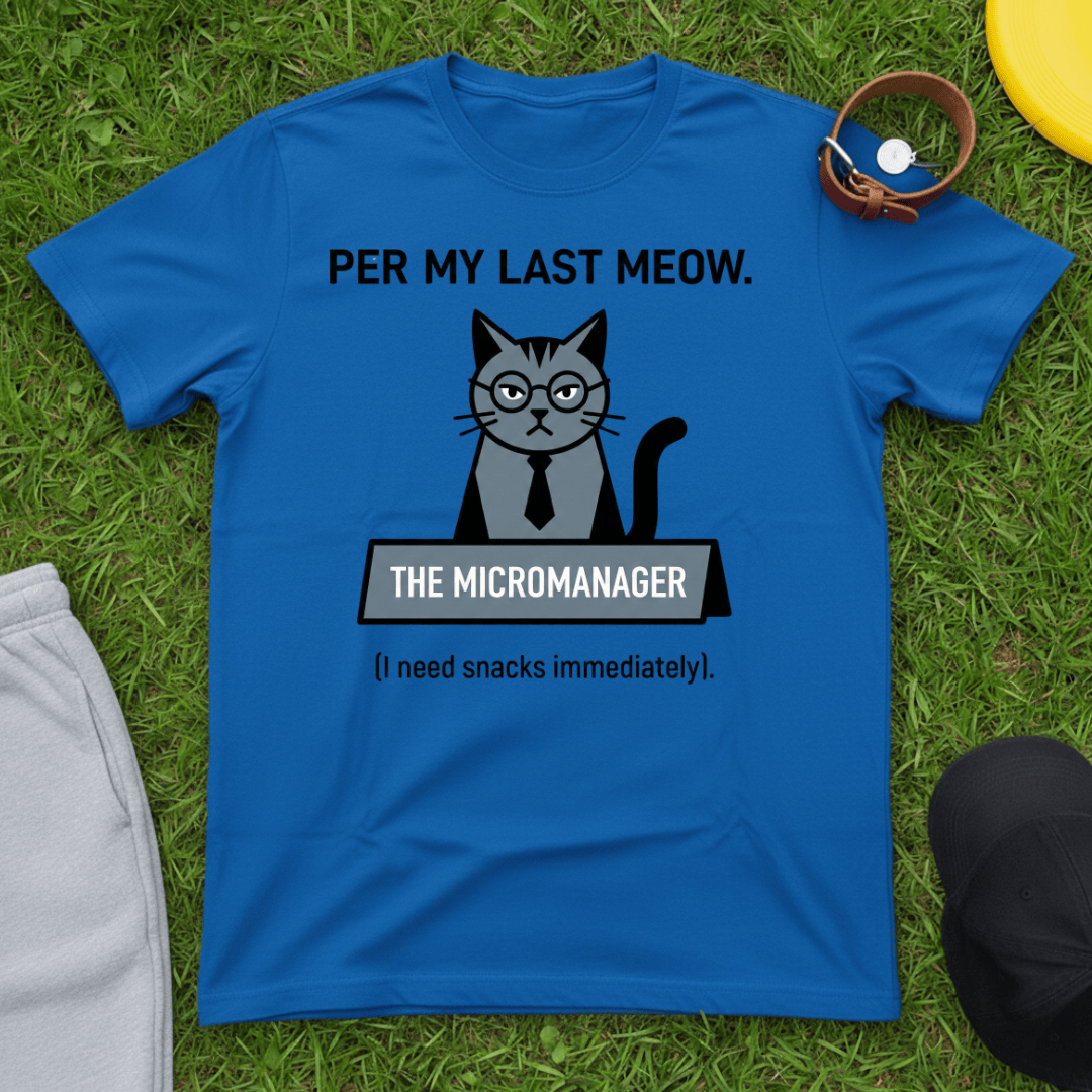 Sarcastic Office Cat Tee