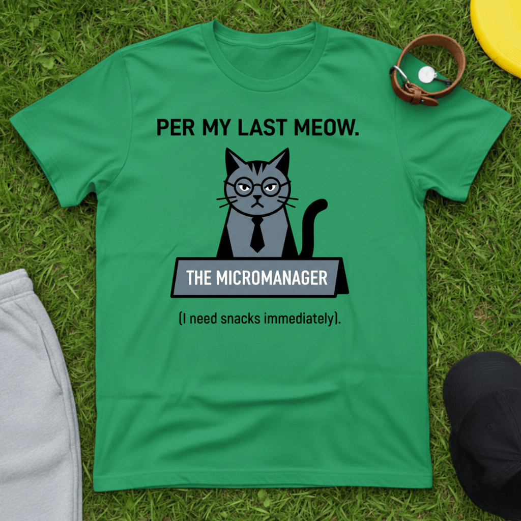 Sarcastic Office Cat Tee