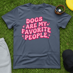 Pink Retro Groovy Dog Tee