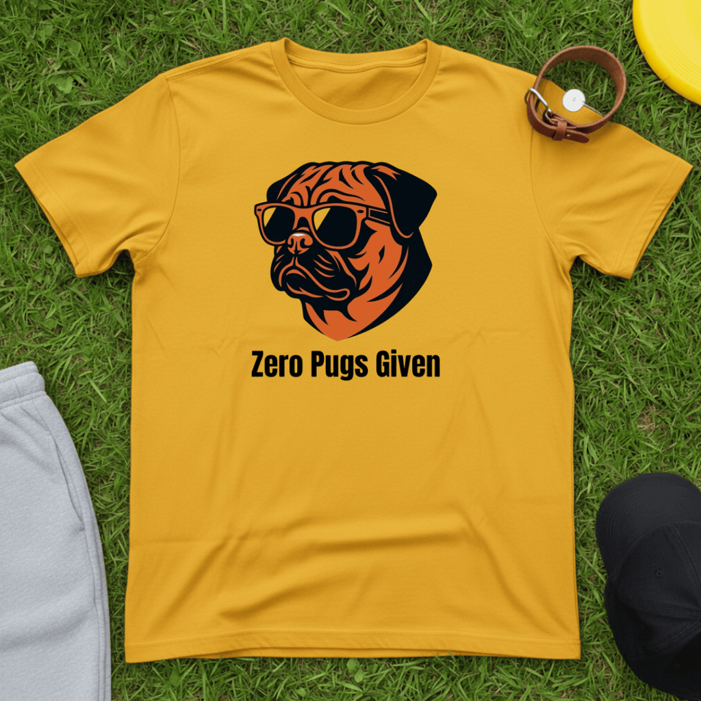 Funny Retro Pug Tee