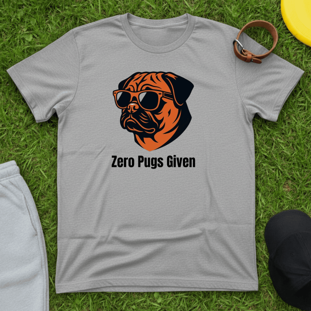 Funny Retro Pug Tee