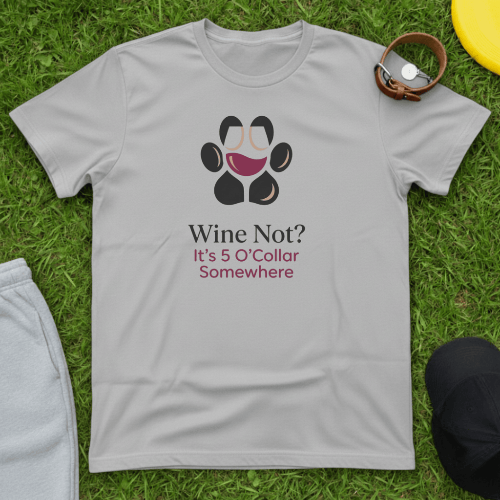 Funny Dog Wine Tee