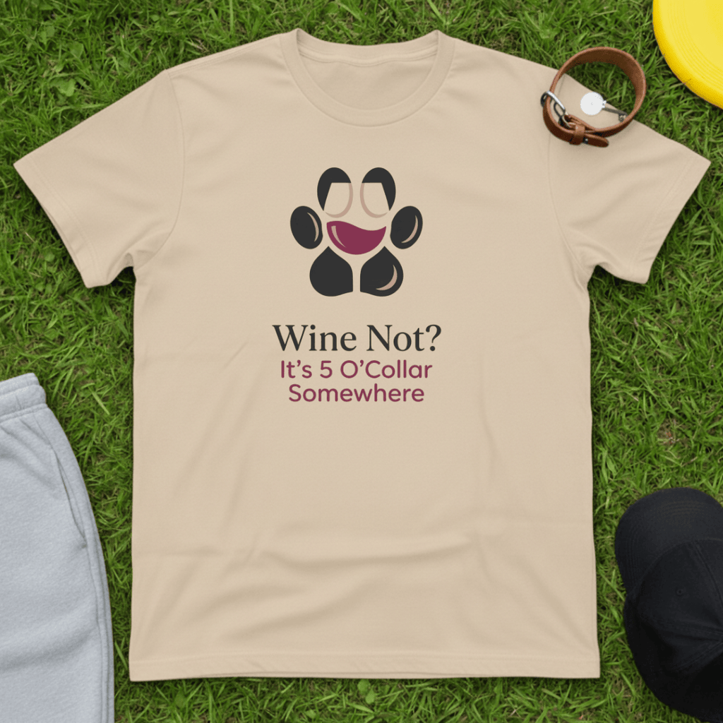 Funny Dog Wine Tee