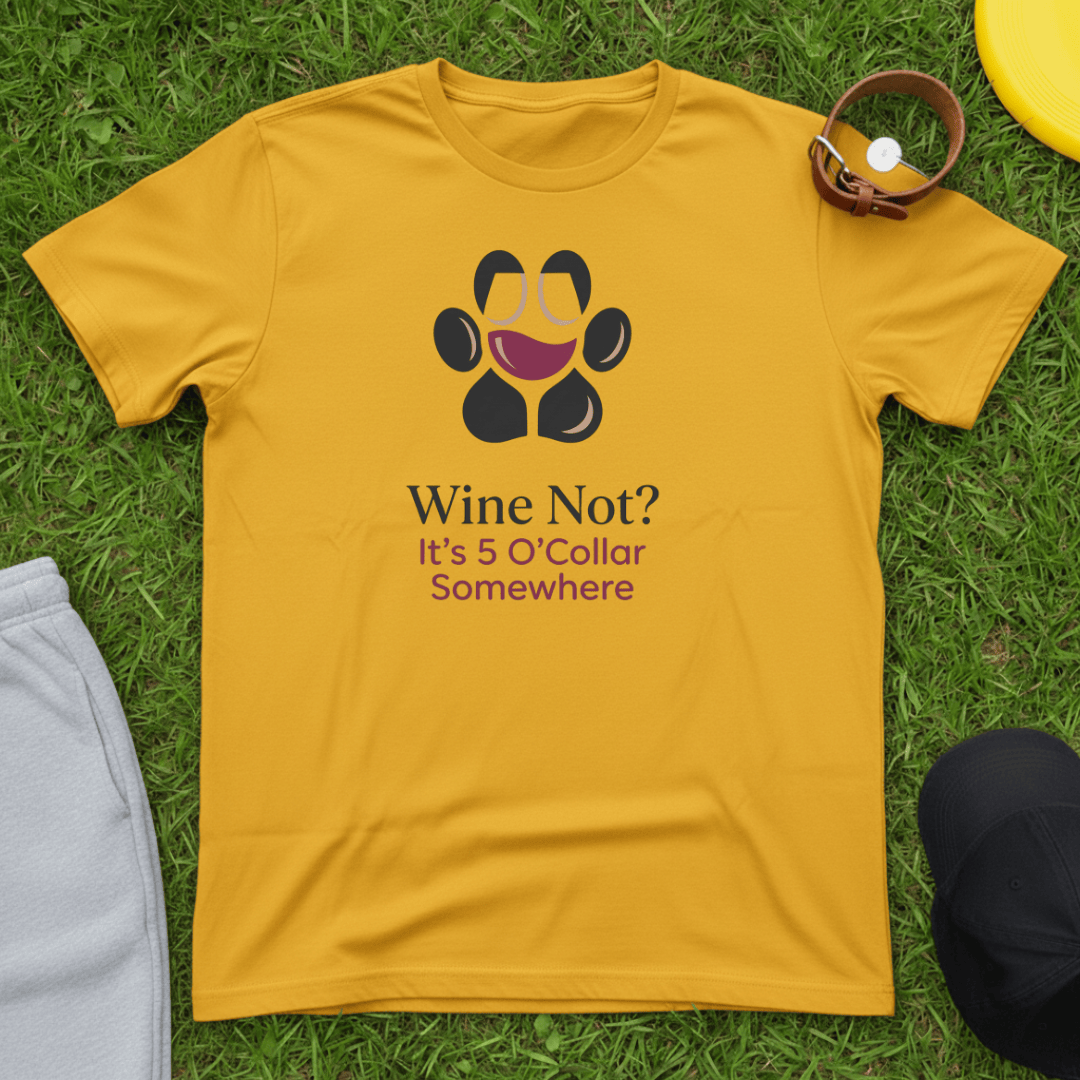Funny Dog Wine Tee