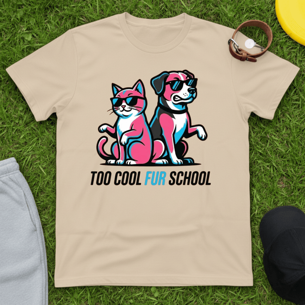 Too Cool Fur School Tee