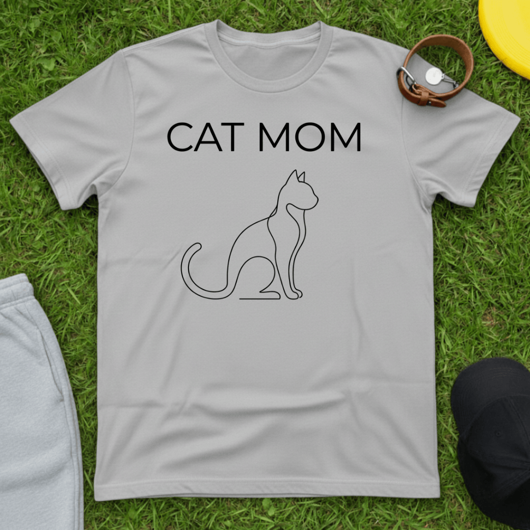 Minimalist Feline Essence Tee