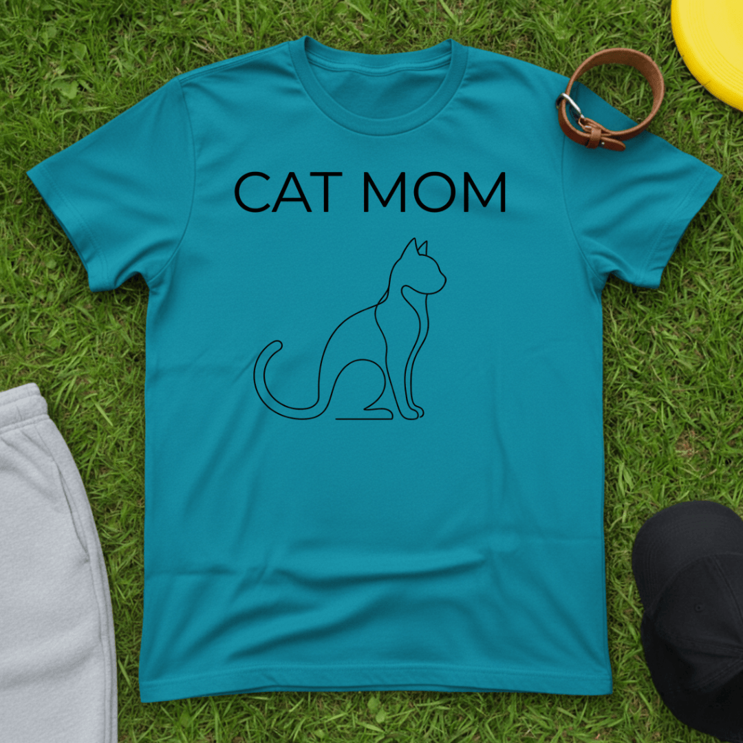 Minimalist Feline Essence Tee