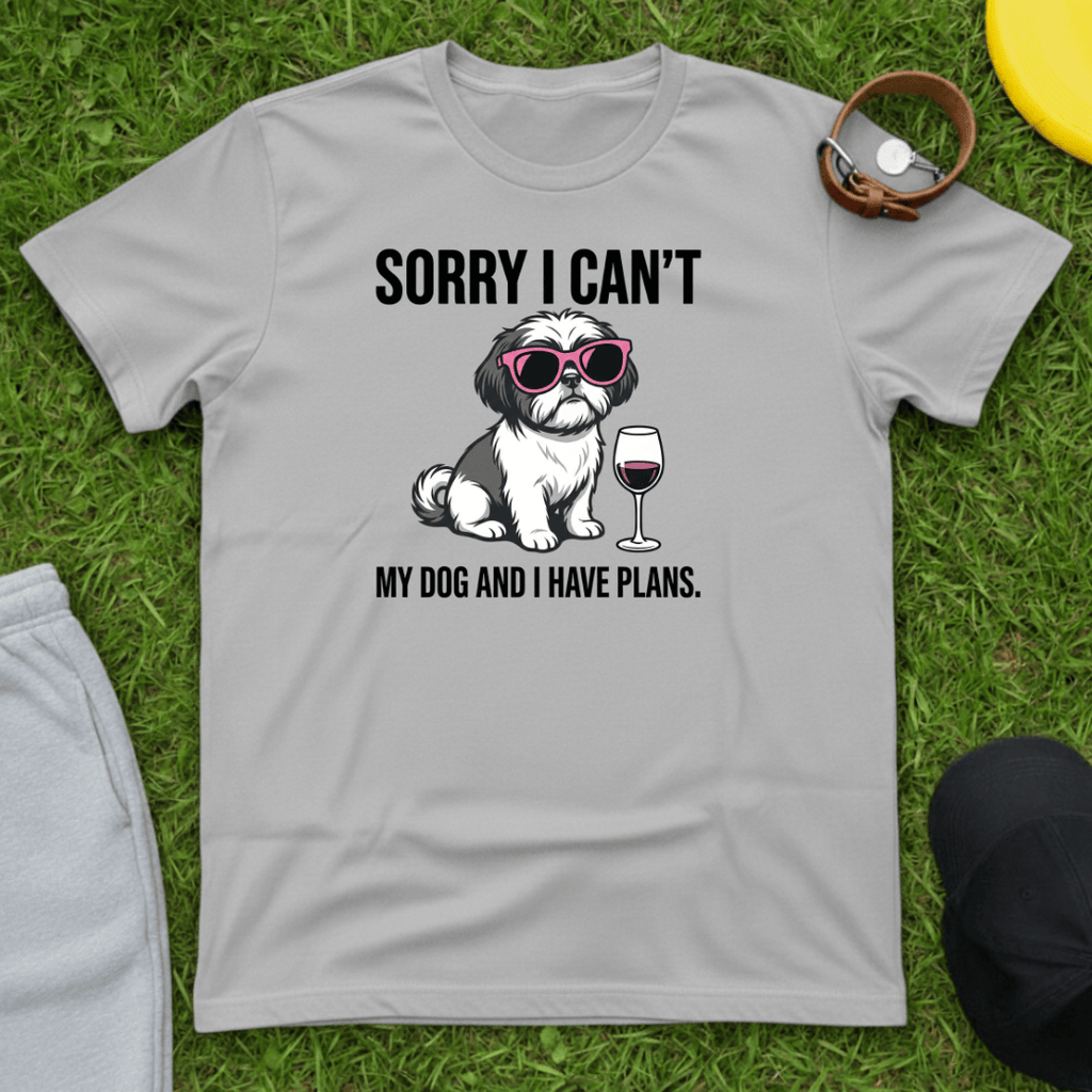 Wine & Dog Plans Tee