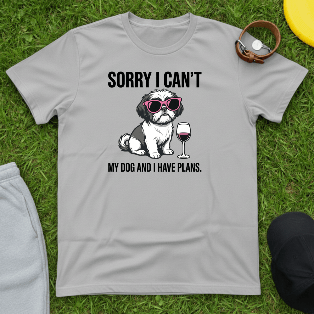 Wine & Dog Plans Tee