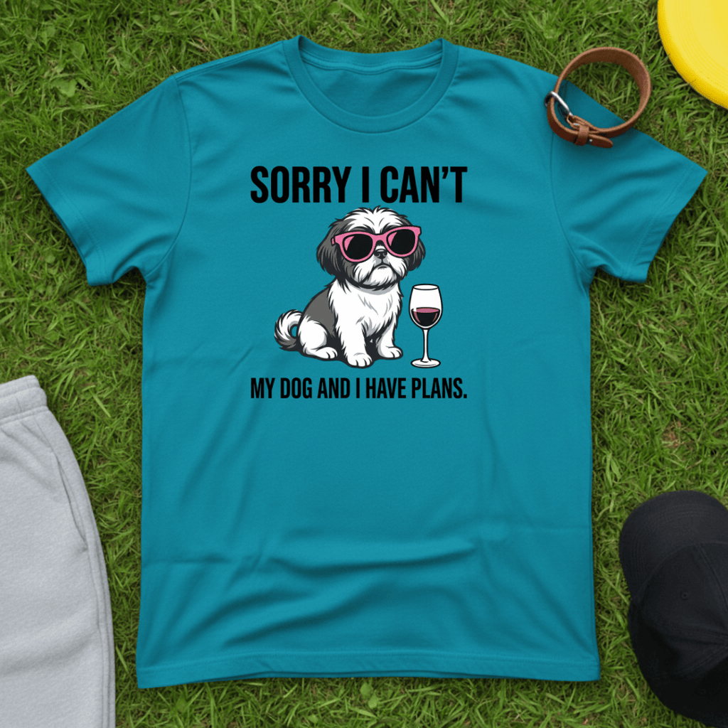 Wine & Dog Plans Tee