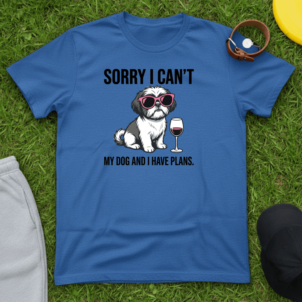 Wine & Dog Plans Tee